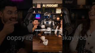 Future of podcasting is here! 🤖🎙️ Will AI robots change everything? #AI