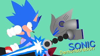 Sonic Demonstration (A Short Sticknodes Animation.)