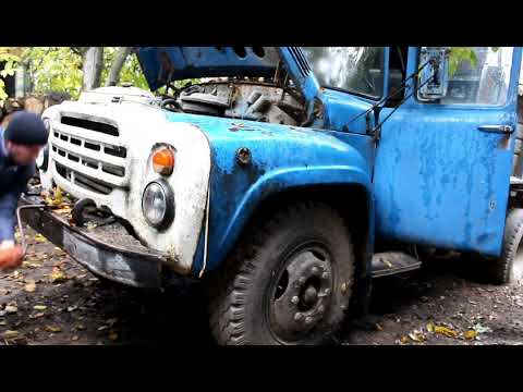ZIL 130 engine start after 5 years/зил 130