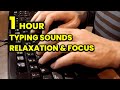 Keyboard Click Sounds - ASMR - 1 Hour Mechanical Typing