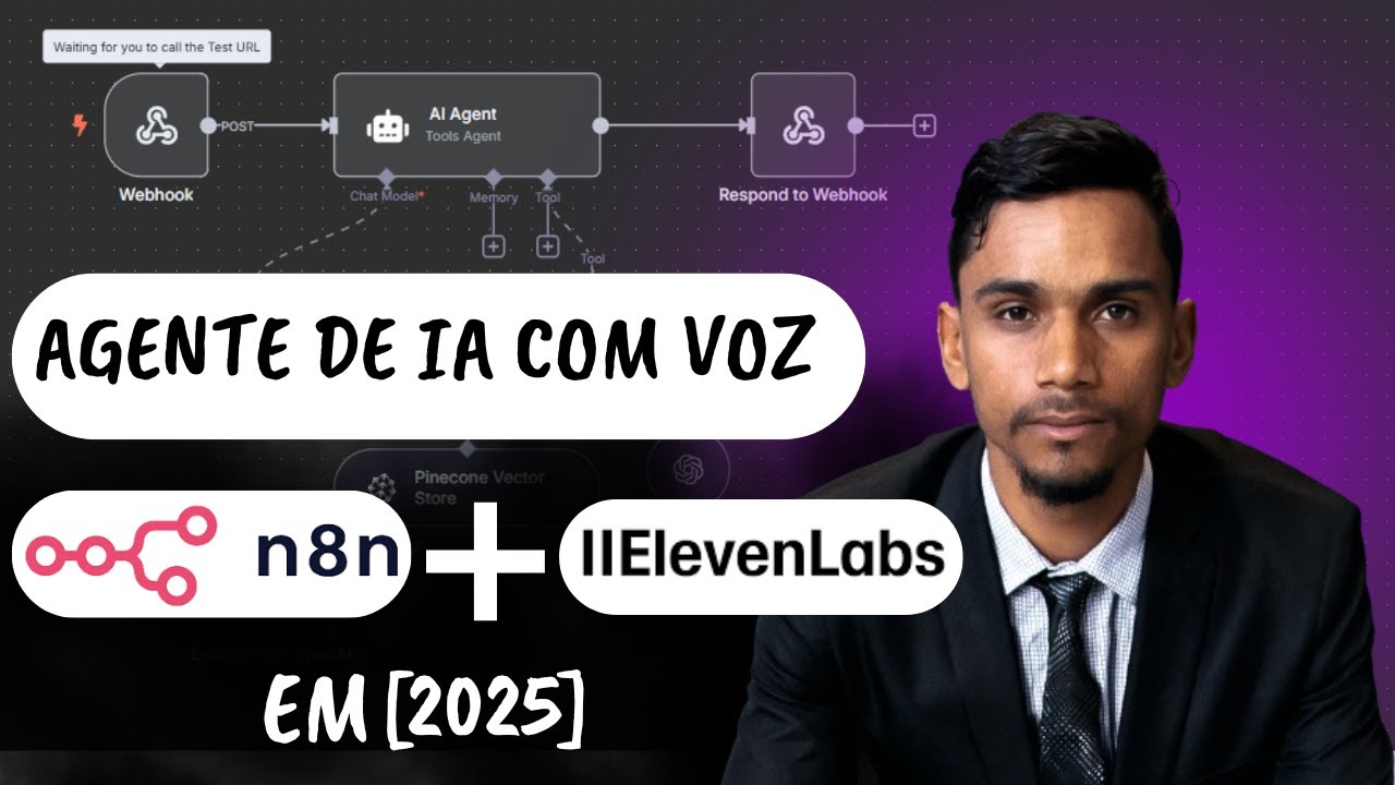 COMO CRIAR UM AGENTE DE IA COM VOZ NO N8N - YouTube