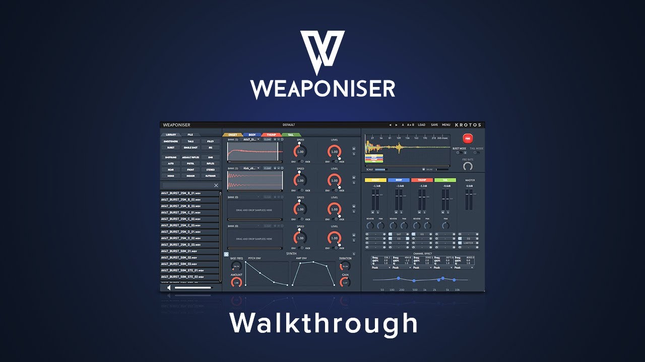 Прохождение Weaponiser: создание звуковых эффектов в реальном времени