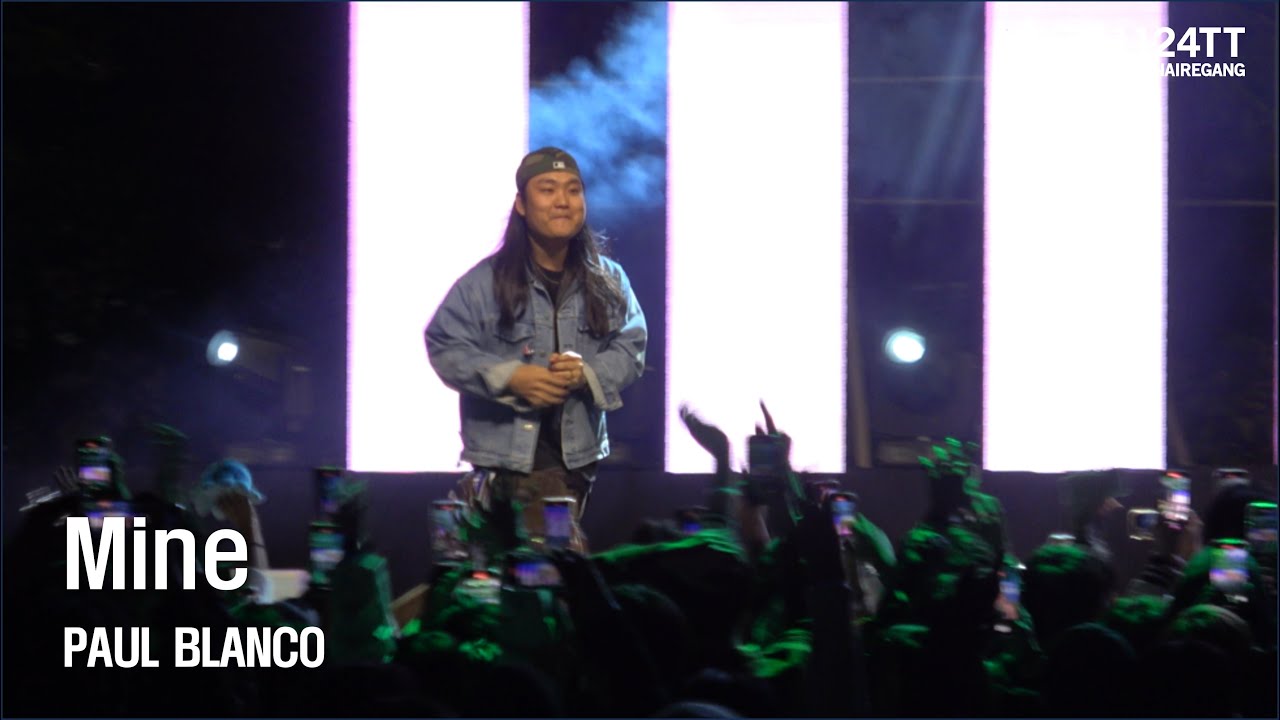Paul Blanco Rapper 2023.10.05 Mine : PAUL BLANCO (가천대 메디컬) - YouTube