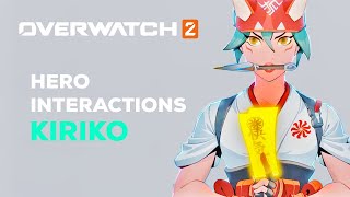 Overwatch 2 Hero Interactions Kiriko
