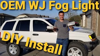 Adding FACTORY Fog Lights DIY JEEP WJ