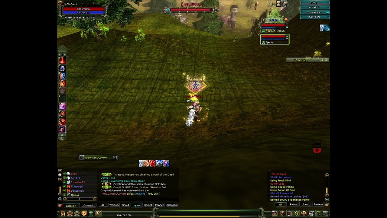 Knight Online Minark Ronarkland base kosper