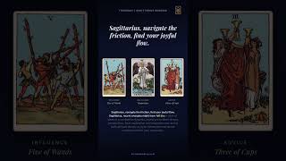 Thursday Sagittarius three card reading 2026 05 21 #freetarot #tarot #tarotreading #sagittarius
