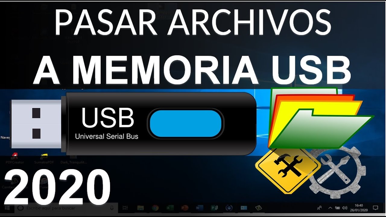 PASAR ARCHIVOS A USB YouTube