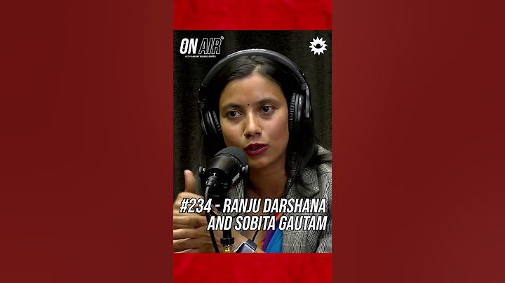 Rabi Lamichhane Gave Power To Sobita Gautam