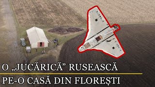 „Stătea de vreo 2 săptămâni acolo”. Dronă rusească, găsită într-o livadă din raionul Florești.