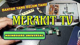 Merakit TV pakai Mainboard Universal