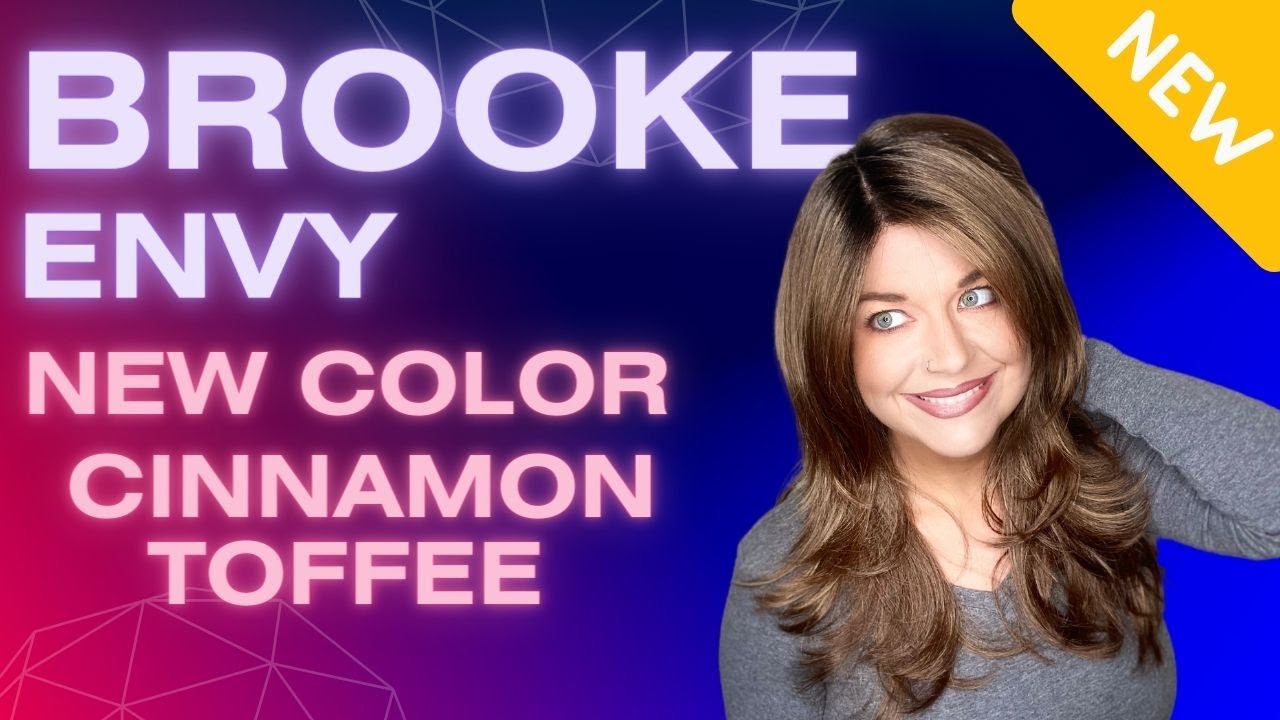 BROOKE | Envy WIGS in NEW COLOR | CINNAMON TOFFEE is this Light Density Big Hair???