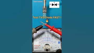 How to Test a TVS Diode Fast! ⚡ #electronic #multimeter #shorts