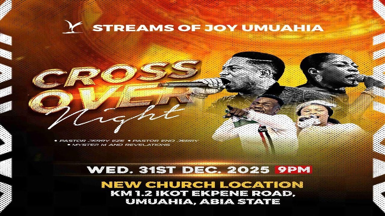 CROSS OVER NIGHT SERVICE || 31ST DECEMBER 2025 - YouTube