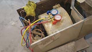 Coleman Basement RV A/C Leak and Repair