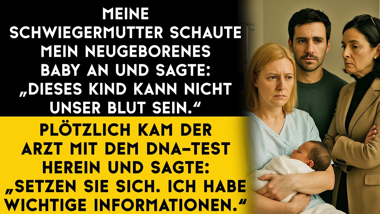 Meine Schwiegermutter sagte, dass mein Kind nicht von ihrem Sohn sei. Aber der DNA-Test zeigte…