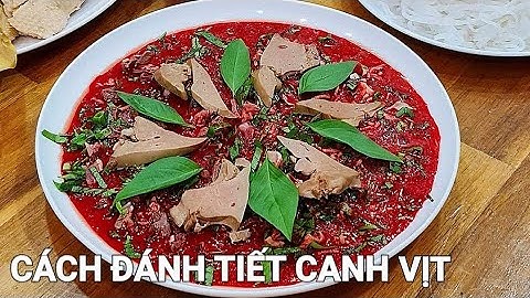 Cách Đánh Tiết Canh Vịt Chuẩn Nhất - đông chắc, mềm mát như thạch | Hà Ly Cooking