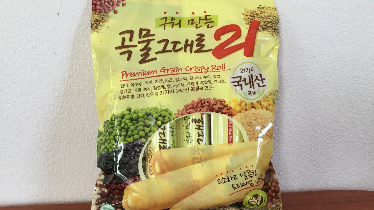 Premium Grains Crispy Roll 21 (Korea Healthy Snack) | No. #337