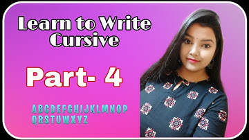Cursive writing of capital letter M N O P with proper tutorial | Part- 4 | Cursive writing tutorial