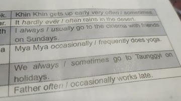 Grade[8] English ,Unit[1],Lesson [3],page no[13] Ex.[4]&[5] Q & A