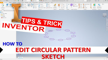 Inventor How To Edit Circular Pattern Sketch
