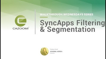 Walkthrough Wednesdays Series: Filtering and Segmentation