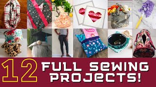 12 Full Sewing Projects For Beginners!