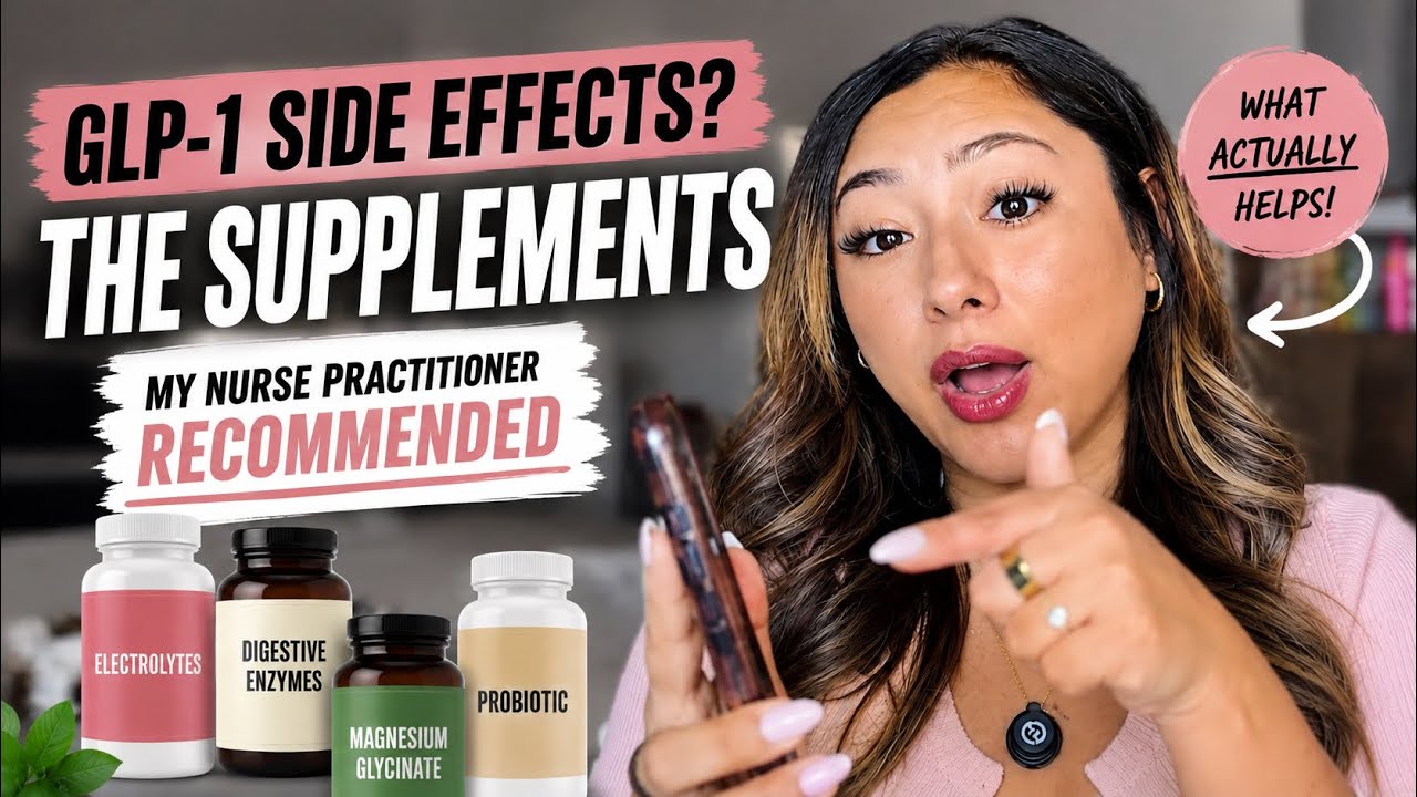 GLP-1 Side Effects? These Supplements My Nurse Practitioner Recommended😵