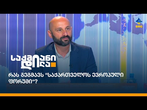 რას გეგმავს “საქართველოს ევროპული ფორუმი“?