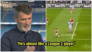 Roy Keane calls Erling Haaland a 'league 2 player' in scathing rant after Arsenal draw 🤯
