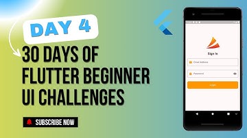 Flutter UI Challenges: Day 4 - Beginner