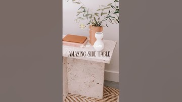 Unbelievable Transformed Side Table - Will Blow Your Mind!