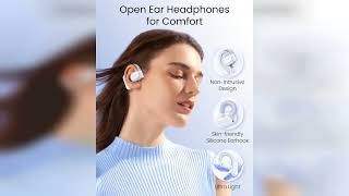 Review: TAGRY Open Ear Earbuds Bluetooth Headphones 80Hrs Playtime Wireless Ear Buds with Earh...