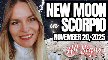 Scorpio New Moon 2025: How Mercury Retrograde Cazimi Changes Everything I Horoscopes for All Signs