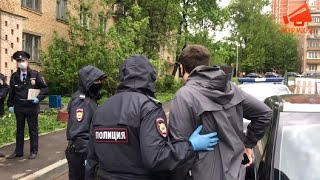В Москве полиция задержала защитников березовой аллеи