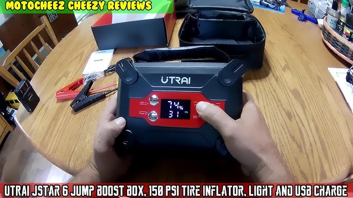 UTRAI 4 IN 1 24000mAh Jump Starter With Air Compressor Jstar 5 