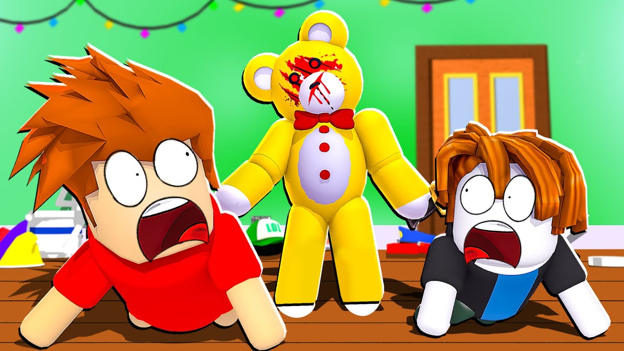 ESCAPE THE EVIL TEDDY IN SCARY DAYCARE HOUSE AT ROBLOX