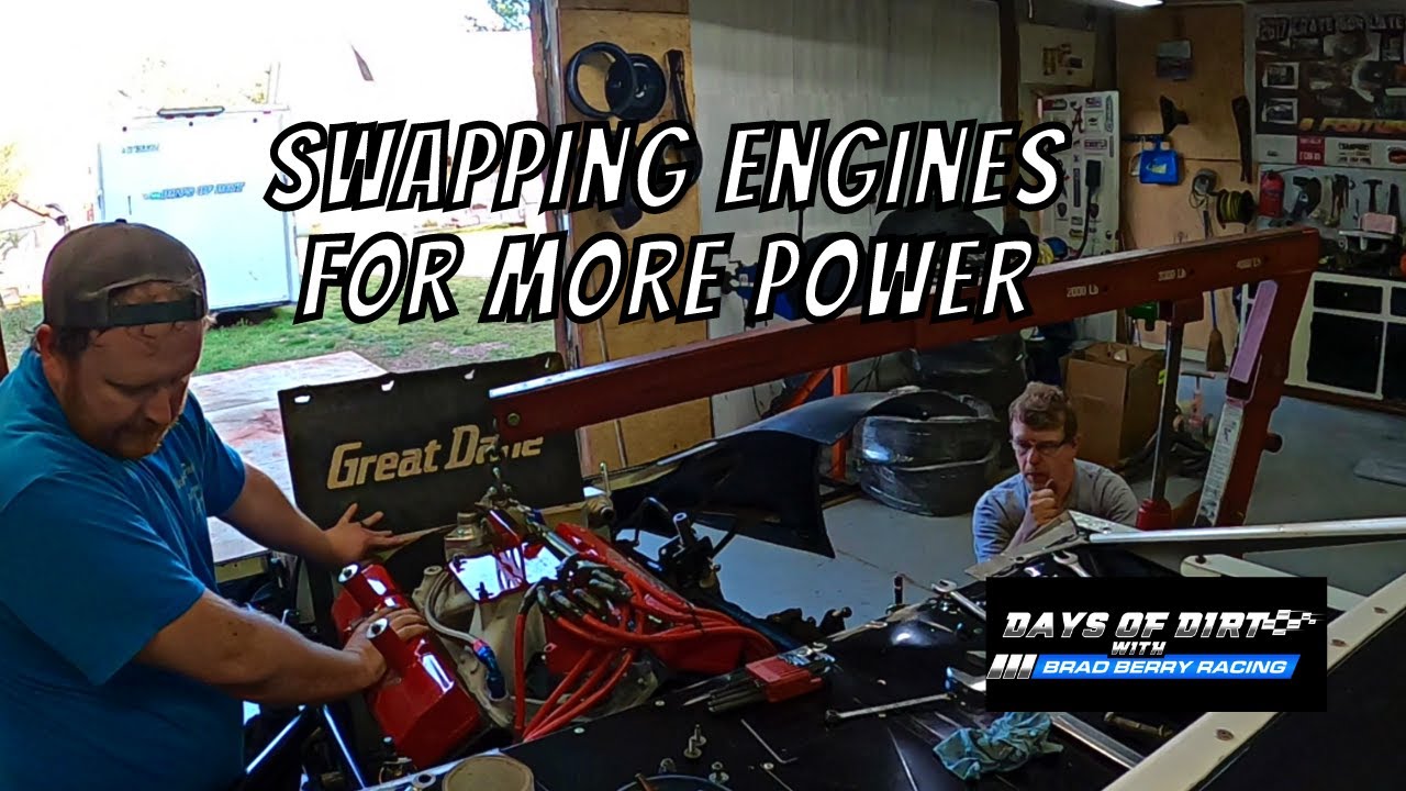 Swapping our engines for more power! Getting ready for Boyd’s Speedway ...