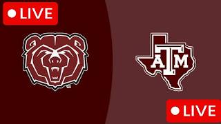 Missouri State vs Texas A&M LIVE | NCAAF 2026 | College Football WEEK 1 LIVE