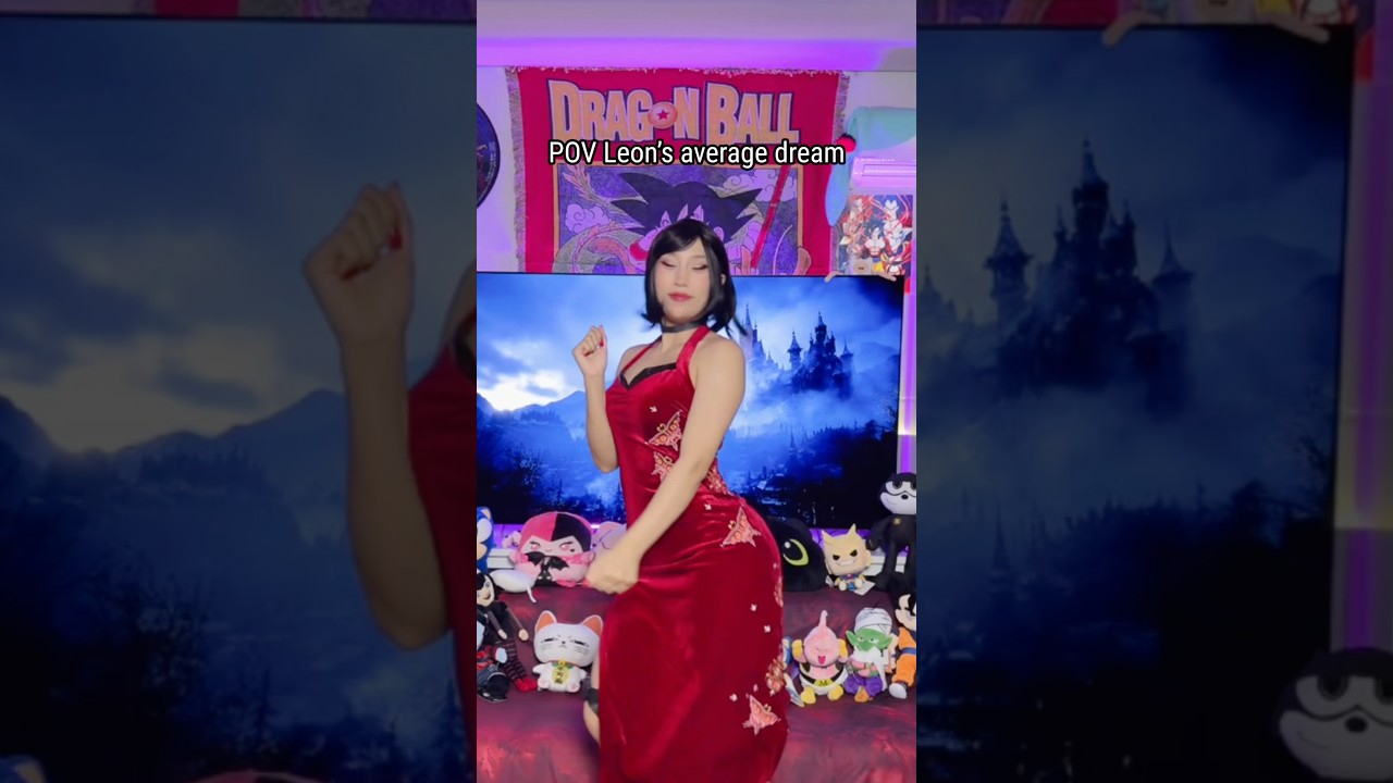 Leon can’t win even in his own dreams 😭 #anime #cosplay #youtubeshorts