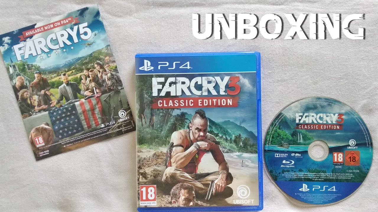 Far Cry 3 Classic Edition (PS4) Unboxing 