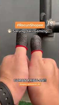 sarung jempol jari finger gaming layar hp game isi 2 touch screen#Shorts