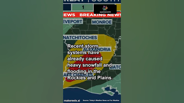 Tropical Storm Rafael Sparks Life Threatening Flooding Risk in Louisiana