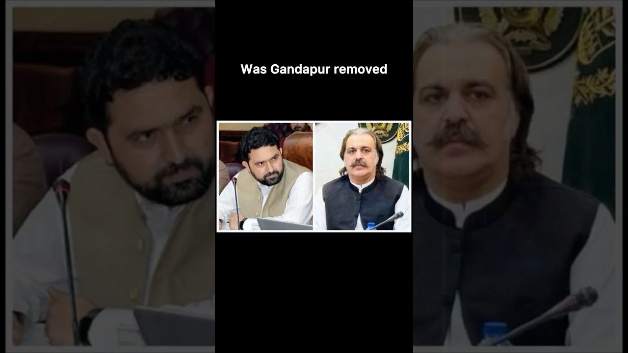 Who removed Ali Amin Gandapur | Watch Full Video on my YT Channel | Newsroom with Rima