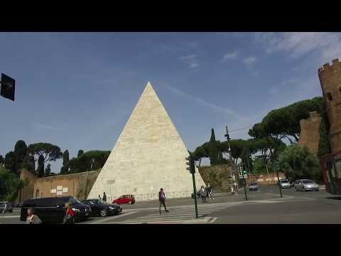 Видео: Тайнствената пирамида на Цестий в Рим - Алтернативен изглед