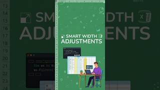 Smart Width Adjustments #excel #computereducation @computerwithsukhi