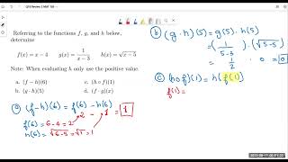 8- Composition, Sum, and Product of functions