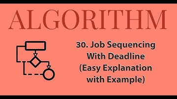 30 - Job Sequencing With Deadline (Easy Explanation with Example) | Time Complexity - Job Sequencing