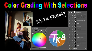 TK8 PLUGIN for PHOTOSHOP: Color Grading With Selections /// With Practice Image ///