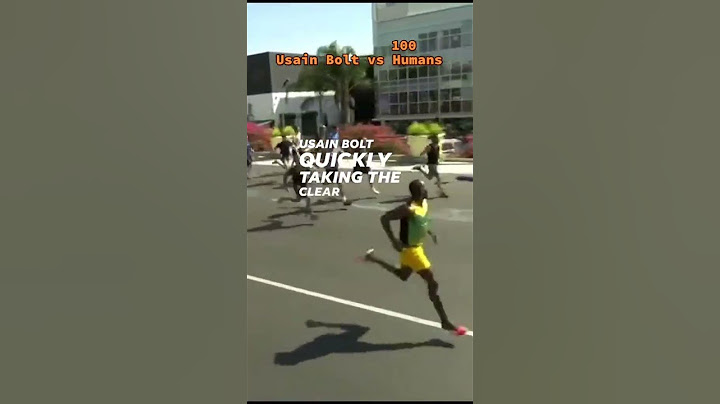 Usain Bolt vs 100 Humans